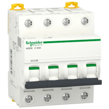 SCHNEIDER A9K24440 ACTI9 iK60N 6kA kismegszakító, 4P, C, 40A villanyszerelés