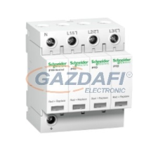 SCHNEIDER A9L08600 ACTI9 iPRD túlfeszültség-korlátozó, cs.bet. 8kA, 3P-N, 350V villanyszerelés