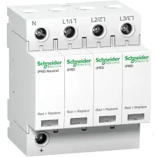 SCHNEIDER A9L20600 ACTI9 iPRD túlfeszültség-korlátozó, cs.bet. 20kA, 3P-N, 350V villanyszerelés