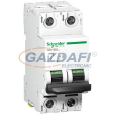 SCHNEIDER A9N61539 ACTI9 C60H-DC kismegszakító, 2P, C, 63A, 500VDC villanyszerelés