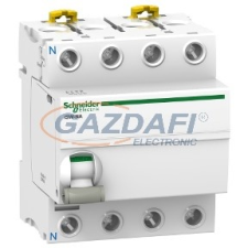 SCHNEIDER A9S70740 ACTI9 iSW-NA távkioldható terheléskapcsoló, 3P-N, 40A, 415VAC villanyszerelés