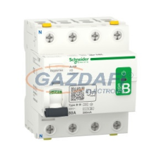 SCHNEIDER A9Z66480 ACTI9 iID áram-védőkapcsoló, B-SI osztály, 4P, 80A, 500mA villanyszerelés