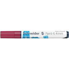 SCHNEIDER Akril marker, 4 mm, SCHNEIDER "Paint-It 320", bordó filctoll, marker