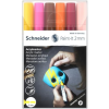 SCHNEIDER Akril marker készlet, 2 mm, SCHNEIDER "Paint-It 310", 6 különböző szín
