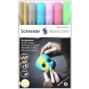  SCHNEIDER Akril marker készlet, 2 mm, SCHNEIDER "Paint-It 310", 6 különböző szín