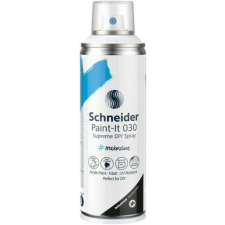 SCHNEIDER Akrilfesték spray, 200 ml, SCHNEIDER "Paint-It 030", fehér akrilfesték