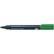 SCHNEIDER Alkoholos marker, 1-4 mm, vágott, schneider &quot;maxx 133&quot;, zöld 113304 filctoll, marker