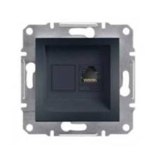 SCHNEIDER ASFORA 1xRJ45 Cat5e STP aljzat, antracit, EPH5000171 villanyszerelés