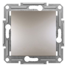 SCHNEIDER ASFORA egypólusú kapcsoló rugós bekötésű bronz (EPH0700169) (EPH0700169) villanyszerelés