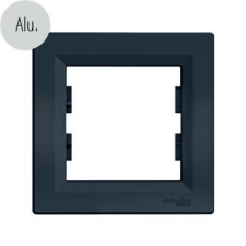 SCHNEIDER Asfora Keret, 1-es, alumínium villanyszerelés