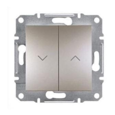 SCHNEIDER Asfora Redőnyvezérlő kapcsoló, keret nélkül, bronz villanyszerelés