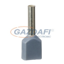 SCHNEIDER AZ5DE007D Dupla érvéghüvely 2x0,75 mm2 DIN 5x100db adagolóban szürke L=15mm villanyszerelés