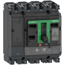 SCHNEIDER C10B4TM100 GEN4P4D TM100D NSX100B kompakt megszakító, 25 kA 415 VAC villanyszerelés