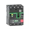 SCHNEIDER C11F44V025B kompakt megszakító NSXm F (36 kA 415 VAC), 4P 4d, 25 A beállítás Micrologic 4.1 kioldóegység, sarukkal és síncsatlakozókkal