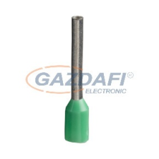 SCHNEIDER DZ5CE062 Érvéghüvely 6,0 mm2 NFC 1x100db bliszteres kiszerelésben zöld L=20mm villanyszerelés
