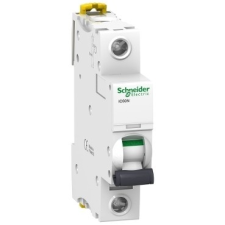 Schneider Electric Kismegszakító 1P,6A, D karakterisztika, 6 kA Acti9 IC60N (Schneider A9F05106) villanyszerelés