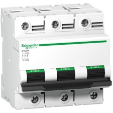 Schneider Electric Kismegszakító 3P,63A, D karakterisztika, 15 kA Acti9 C120H (Schneider A9N18511) villanyszerelés