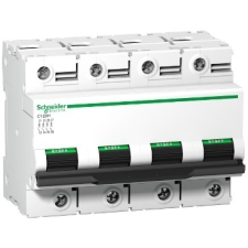 Schneider Electric Kismegszakító 4P,125A, D karakterisztika, 15 kA Acti9 C120H (Schneider A9N18393) villanyszerelés