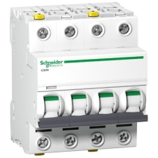 Schneider Electric Kismegszakító 4P,16A, B karakterisztika, 6 kA Acti9 IC60N (Schneider A9F03416) villanyszerelés