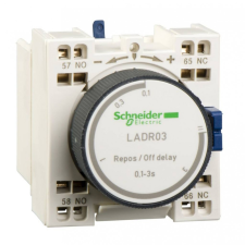Schneider Electric LADR43 Ejtéskésleltető segédérintkező blokk, 10…180s, rugós csatlakozás villanyszerelés