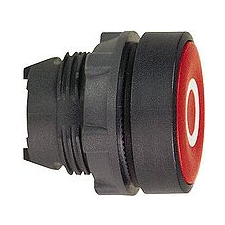 Schneider Electric Lapos nyomógomb, piros, Schneider Electric Harmony ZB5AA432 (ZB5AA432) villanyszerelés