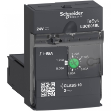 Schneider Electric LUCB05BL Vezérlőegység, 1,25-5A, 24VDC, 10-es osztályú, 3-fázisú villanyszerelés