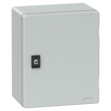 Schneider Electric NSYPLM3025G Thalassa PLM műanyag szekrény, teli ajtóval, 300x250x160, IP66, szerelőlap nélkül villanyszerelés