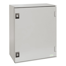 Schneider Electric NSYPLM54PG Thalassa PLM műanyag szekrény, teli ajtóval, 530x430x200, IP66, fém szerelőlappal villanyszerelés