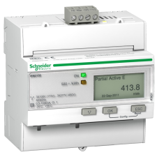 Schneider Electric Schneider A9MEM3150 digitális fogyasztásmérő 3 fázis 63A, MODBUS villanyszerelés