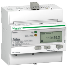 Schneider Electric Schneider A9MEM3235 digitális fogyasztásmérő 3 fázis 63A, áramváltós, M-Bus, MID villanyszerelés