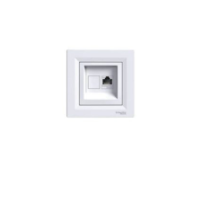 Schneider Electric Schneider Asfora 1Xrj45 Cat5E Utp Aljzat, Fehér- Kerettel villanyszerelés