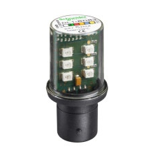 Schneider Electric Schneider DL1BDB3 LED BA15D foglalatban 24VAC/DC, zöld villanyszerelés