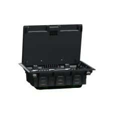 Schneider Electric SCHNEIDER INS52124 UNICA SYSTEM+ Padlódoboz, 16 modulos, műanyag bútor