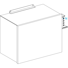 Schneider Electric Schneider KSA1000ABG4 Canalis - Végbetápláló elem, 1000 A, bal villanyszerelés