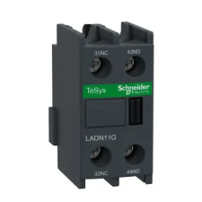 Schneider Electric SCHNEIDER LADN11G Segédérintkező blokk, homloklapi, 1Z+1NY, EN50012 villanyszerelés
