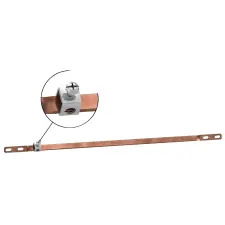 Schneider Electric Schneider LVS04201 Földelő sín csatlakozókhoz, 12x3mm villanyszerelés