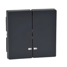 Schneider Electric Schneider MTN3420-0414 MERTEN Dupla billentyű, fényjelzős funkciókhoz, System-M, antracit villanyszerelés