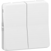Schneider Electric Schneider MUR39022 MUREVA Styl Kettős váltókapcsoló (106+6), polárfehér