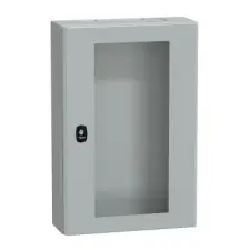 Schneider Electric SCHNEIDER NSYS3DM6415T S3DM moduláris szekrények H600XW400XD150 üvegajtós villanyszerelés