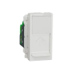 Schneider Electric SCHNEIDER NU344718 UNICA SYSTEM+ Infraplus 1xRJ45 csatlakozó, Cat6, FTP, 1 modulos, fehér