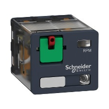 Schneider Electric Schneider RPM32B7 Zelio RPM teljesítményrelé, 3CO, 15A, 24VAC, tesztgomb, LED villanyszerelés