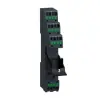 Schneider Electric SCHNEIDER RSZE08P Zelio foglalat, RXG2* relékhez, elválasztott elrendezésű, automata szorítós