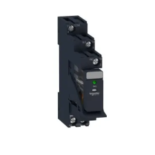 Schneider Electric SCHNEIDER RXG13BDPV Zelio RXG Interfész relé foglalattal, 1CO, 10A, 24VDC, LED villanyszerelés