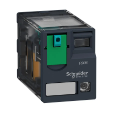 Schneider Electric Schneider RXM2AB2BD Harmony RXM miniatűr relé, 2CO, 12A, 24VDC, tesztgomb, LED villanyszerelés
