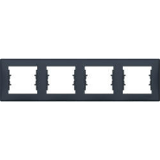 SCHNEIDER Electric Schneider SDN5800770 Sedna keret 4-es vízszintes grafit (SDN5800770) villanyszerelés