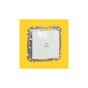 Schneider Electric Schneider Sedna Design 101N egypólusú nyomó csengőjellel keret nélkül fehér SDD111131