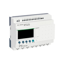 Schneider Electric Schneider SR2B201FU LCD kijelzős, 20 I/O, relés, óra, 230VAC villanyszerelés