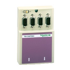 Schneider Electric Schneider TSXCANTDM4 Csatlakozó, TAP, CANopen, 4x9DSUB villanyszerelés