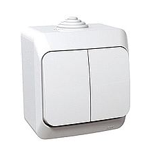 Schneider Electric SCHNEIDER WDE000550 CEDAR Plus Csillárkapcsoló IP44 (WDE000550) villanyszerelés