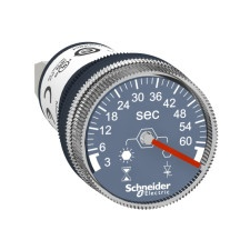 Schneider Electric Schneider XB5DTGM3 Harmony homloklapi időzítő, 3s-60s, Ø22, 100-240VAC/DC villanyszerelés